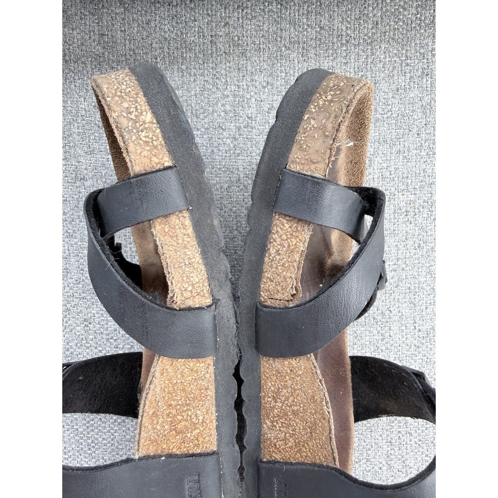 Birkenstock Mayari Black Birko-Flor Sandals EU 39 US Women 8 8.5 Comfort - Picture 12 of 14